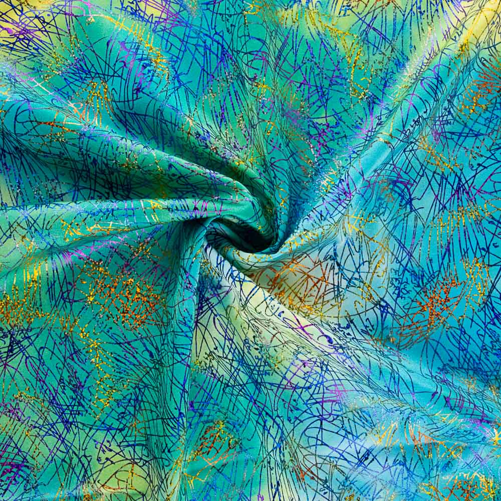 Lycra Degradê Spider Verde - Ribes y Casals