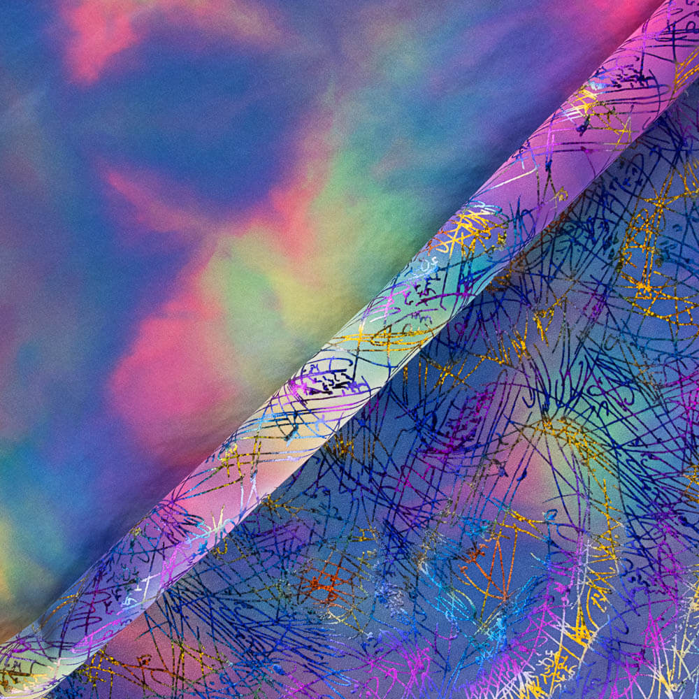 Lycra Degradê Spider Roxo - Ribes y Casals