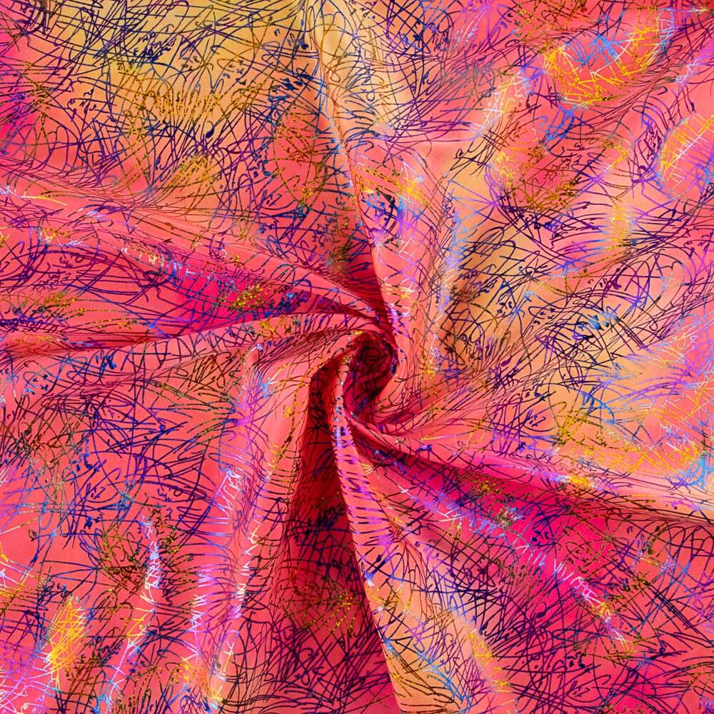 Lycra Degradê Spider Coral - Ribes y Casals