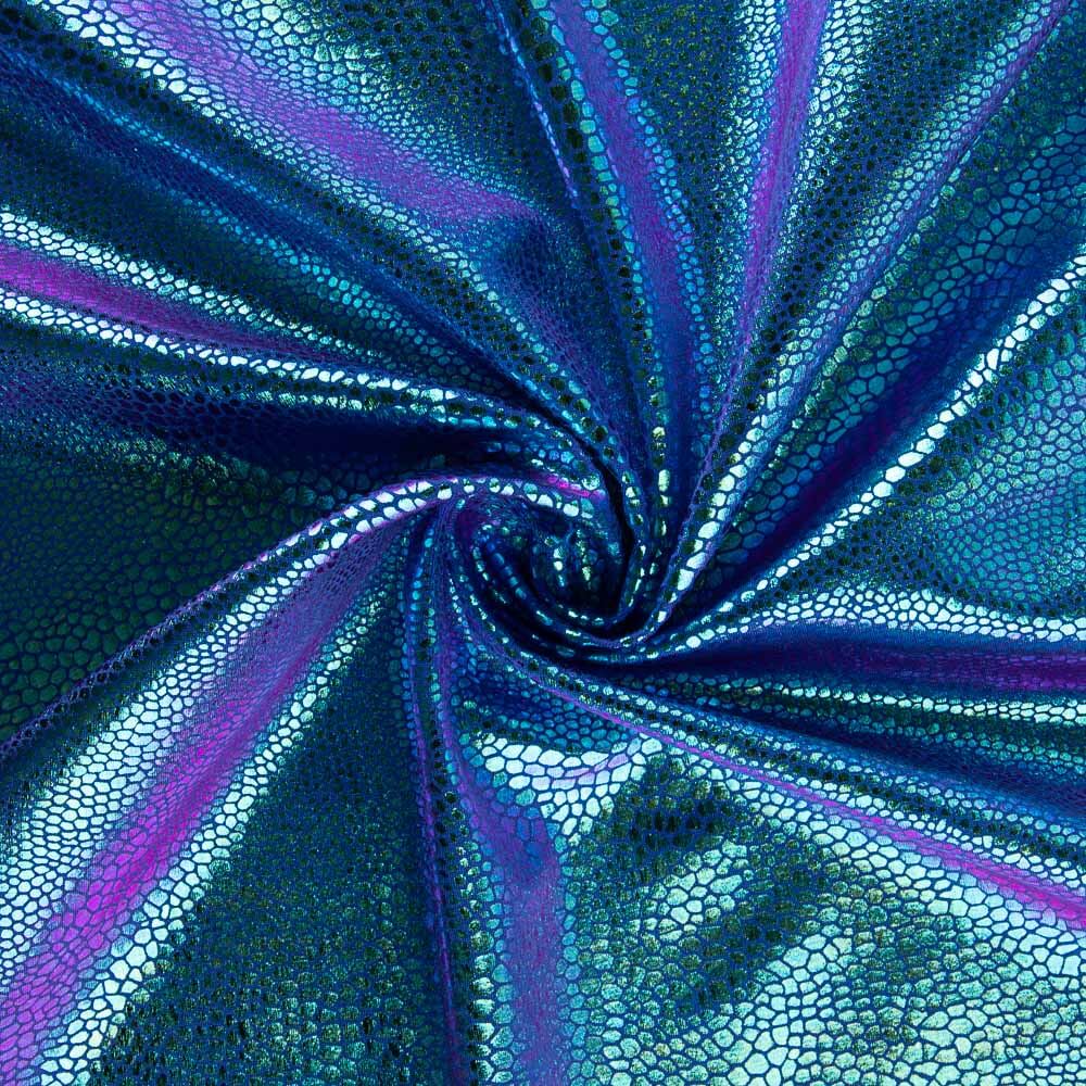 Lycra Cobra Holográfica  Azulão - Ribes y Casals