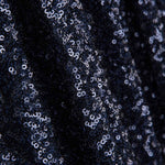 Lycra com Lantejoulas Marinho sobre Tule Elástico - Ribes y Casals