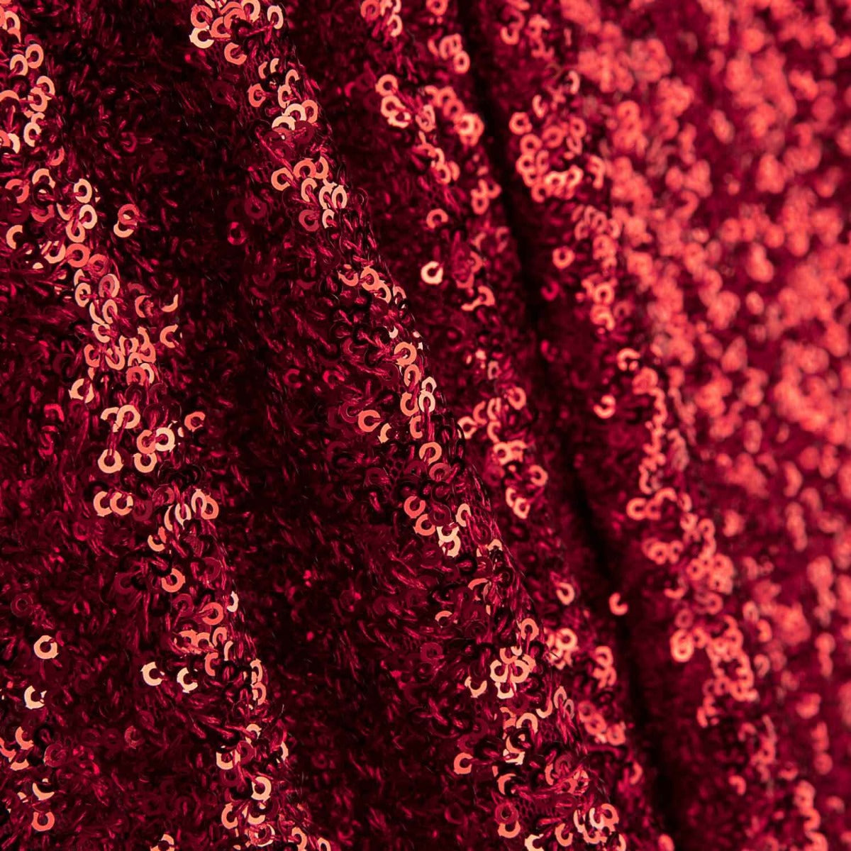 Lycra com Lantejoulas Vermelhas sobre Tule Elástico - Ribes y Casals