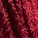 Lycra com Lantejoulas Vermelhas sobre Tule Elástico - Ribes y Casals
