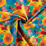 Lycra Printed Aquarela Flores - Ribes y Casals