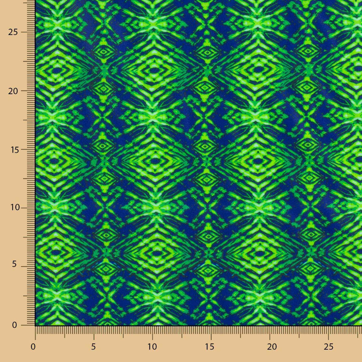 Lycra Printed Losango Verde - Ribes y Casals