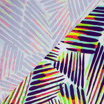 Lycra Printed Listrada Lima-Roxo - Ribes y Casals