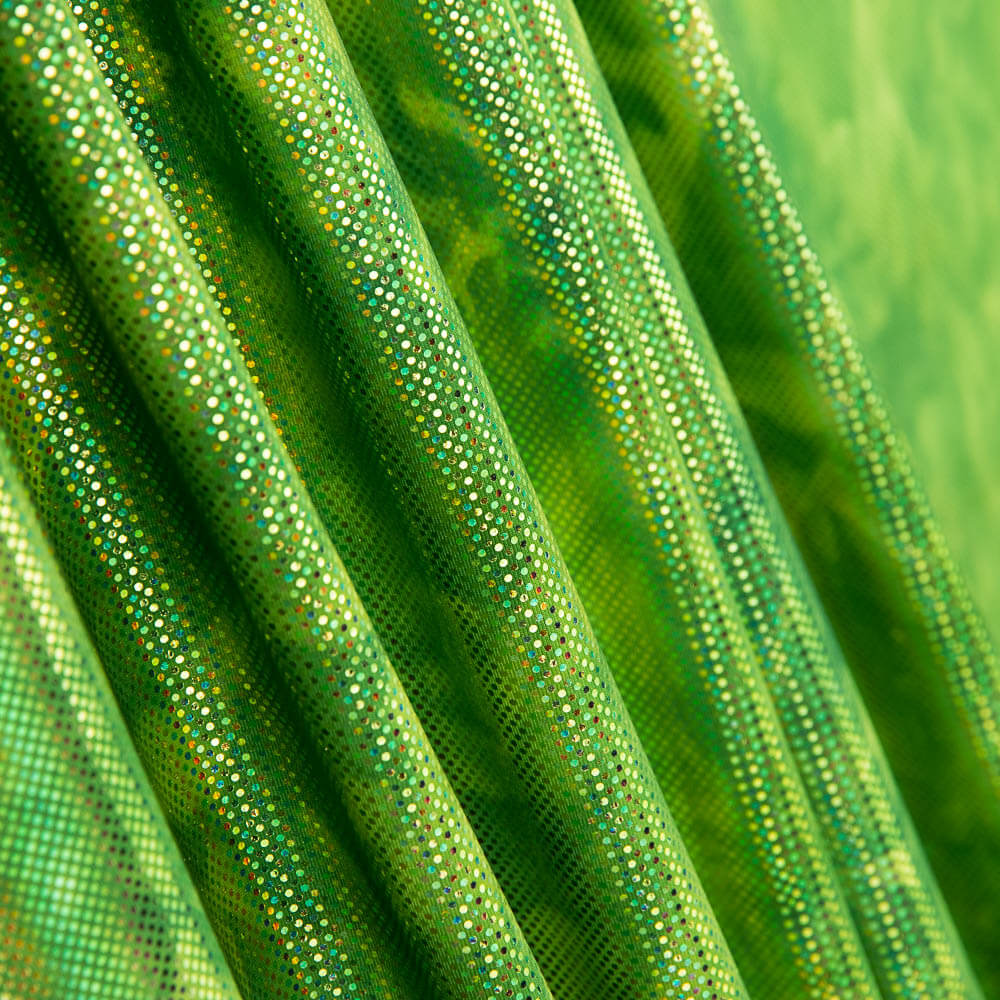 Lycra Holograma Relevo Verde - Ribes y Casals