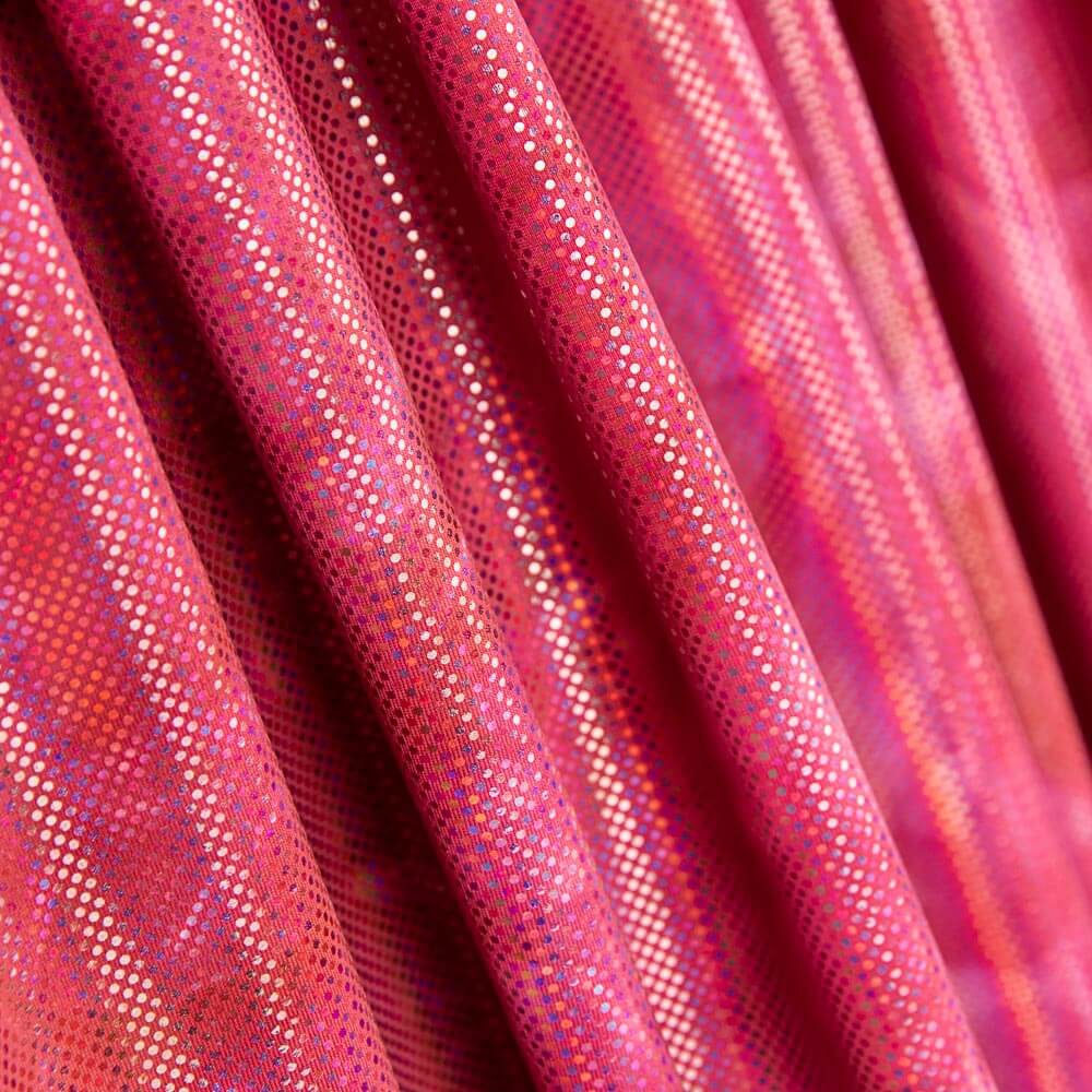 Lycra Holograma Relevo Fúcsia - Ribes y Casals
