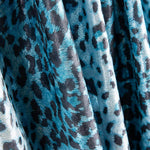 Lycra Lamé Leopardo Azul - Ribes y Casals