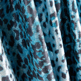Lycra Lamé Leopardo Azul - Ribes y Casals