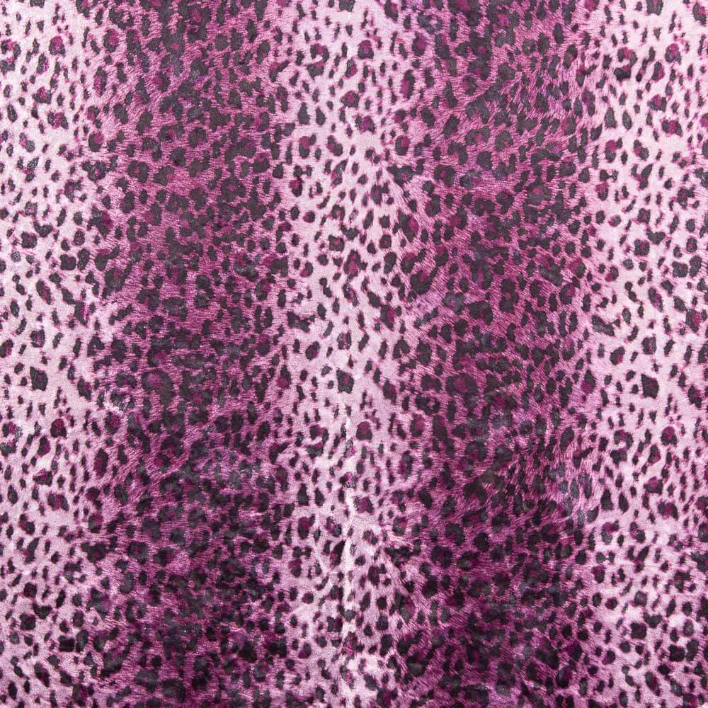 Lycra Lamé Leopardo Cyclamen - Ribes y Casals
