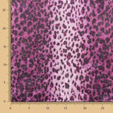Lycra Lamé Leopardo Cyclamen - Ribes y Casals