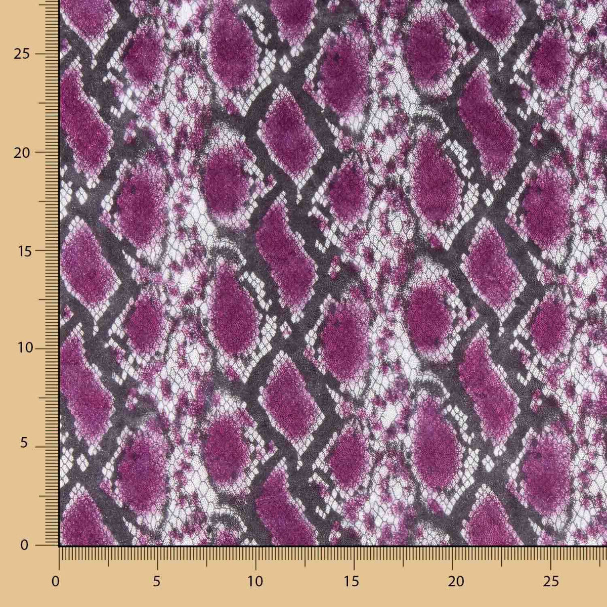 Lycra Lamé Cobra Cyclamen - Ribes y Casals