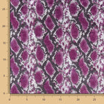 Lycra Lamé Cobra Cyclamen - Ribes y Casals