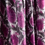 Lycra Lamé Cobra Cyclamen - Ribes y Casals