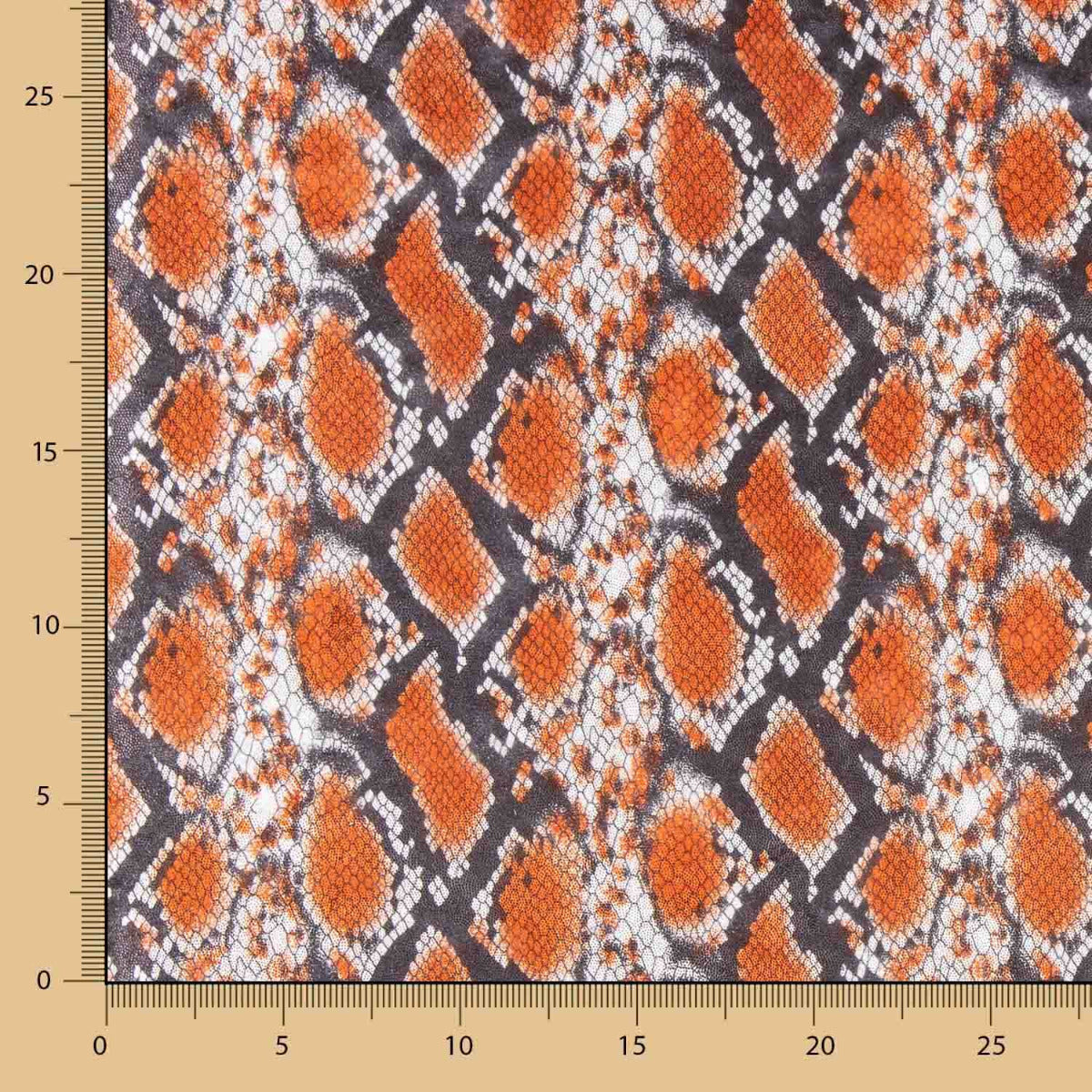 Lycra Lamé Cobra Telha - Ribes y Casals