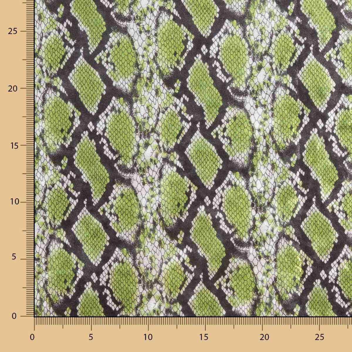 Lycra Lamé Cobra Verde - Ribes y Casals