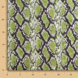 Lycra Lamé Cobra Verde - Ribes y Casals