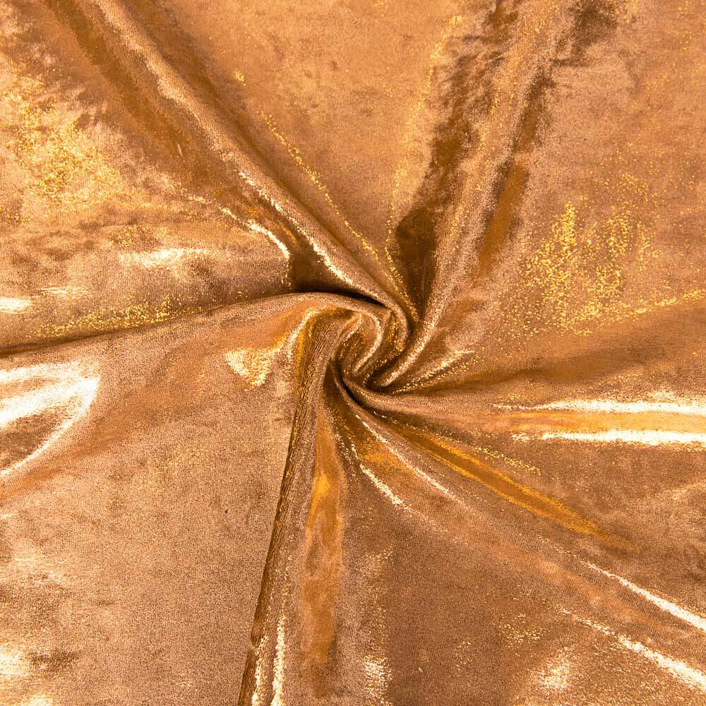 Veludo Lycra Metalizada Laranja - Ribes y Casals