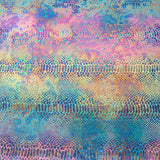 Lycra Metalizada Serpente Azul - Ribes y Casals