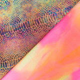 Lycra Metalizada Serpente Rosa - Ribes y Casals