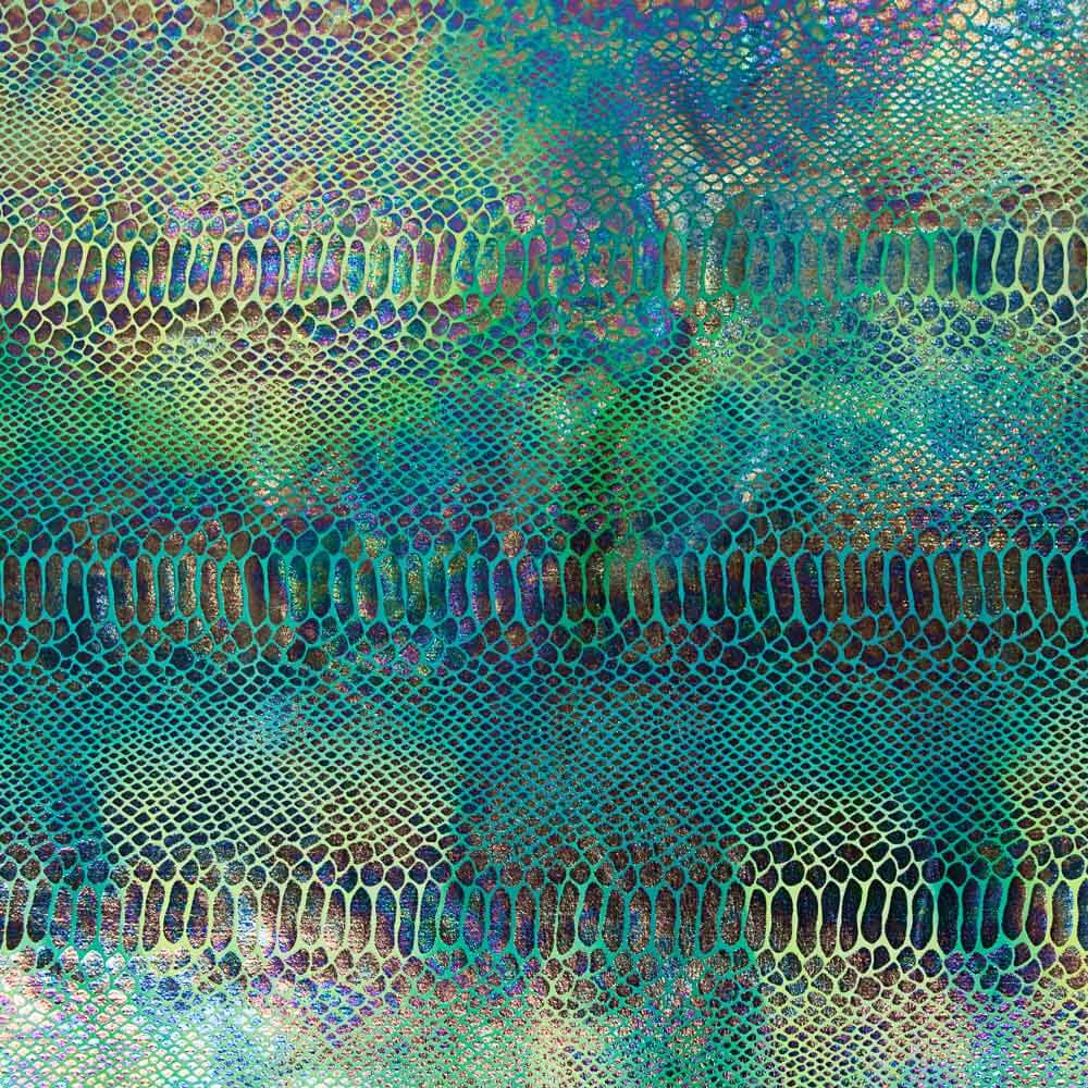 Lycra Metalizada Serpente Verde - Ribes y Casals