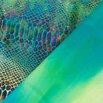 Lycra Metalizada Serpente Verde - Ribes y Casals