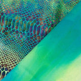 Lycra Metalizada Serpente Verde - Ribes y Casals