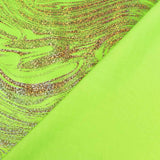 Lycra Metalizada Marmoreada Verde - Ribes y Casals