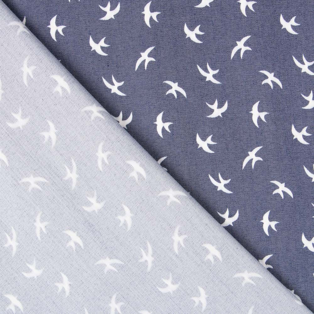 Liocel Spandex Gaivotas Azul - Ribes y Casals