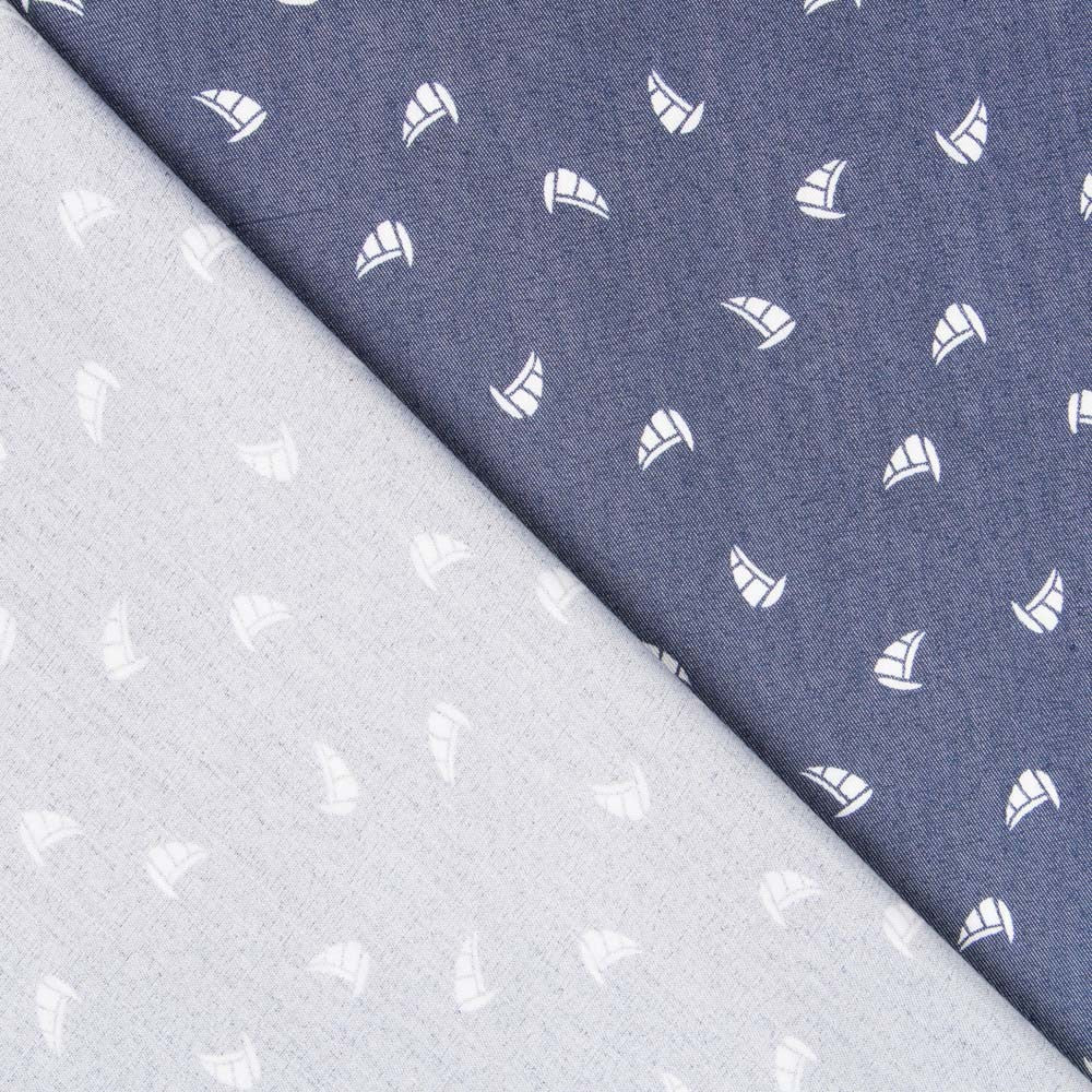 Liocel Spandex Barquinhos Azul - Ribes y Casals