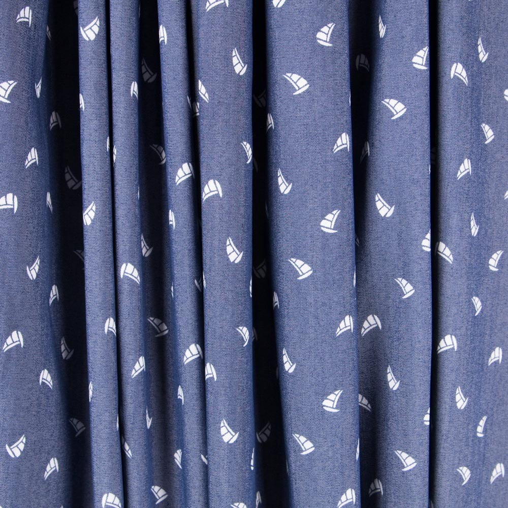 Liocel Spandex Barquinhos Azul - Ribes y Casals