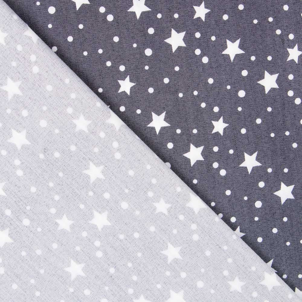 Liocel Spandex Estrelas Azul Escuro - Ribes y Casals