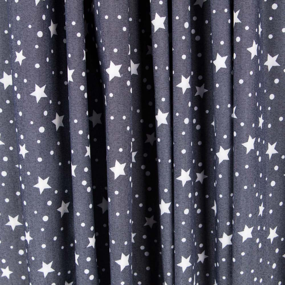Liocel Spandex Estrelas Azul Escuro - Ribes y Casals