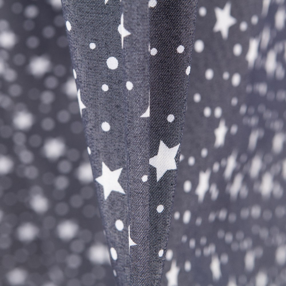 Liocel Spandex Estrelas Azul Escuro - Ribes y Casals