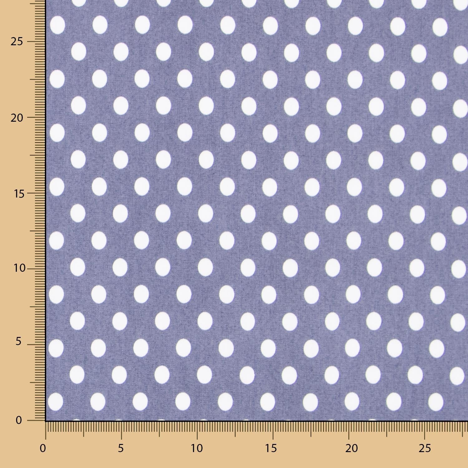 Liocel Spandex Bolinhas 1mm Azul - Ribes y Casals