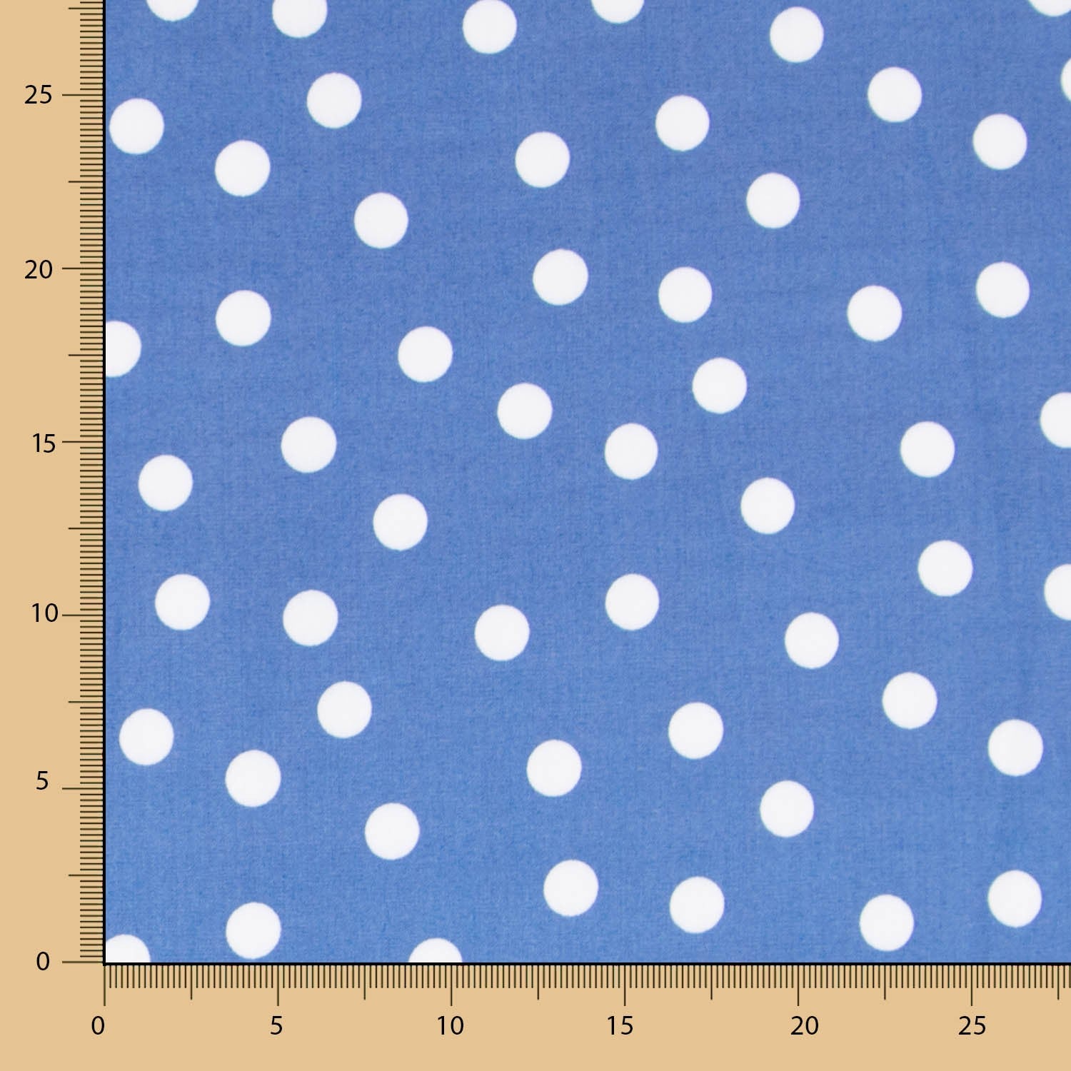 Liocel Spandex Bolinhas Azul Elétrico 14mm - Ribes y Casals