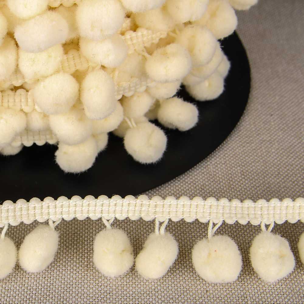 Fita de Pompom Cru - Ribes y Casals