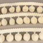 Fita de Pompom Cru - Ribes y Casals