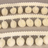 Fita de Pompom Cru - Ribes y Casals
