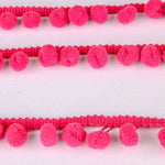 Fita de Pompom Rosa Pink - Ribes y Casals