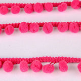 Fita de Pompom Rosa Pink - Ribes y Casals