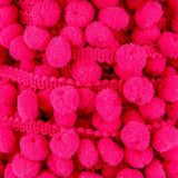 Fita de Pompom Rosa Pink - Ribes y Casals