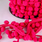 Fita de Pompom Rosa Pink - Ribes y Casals