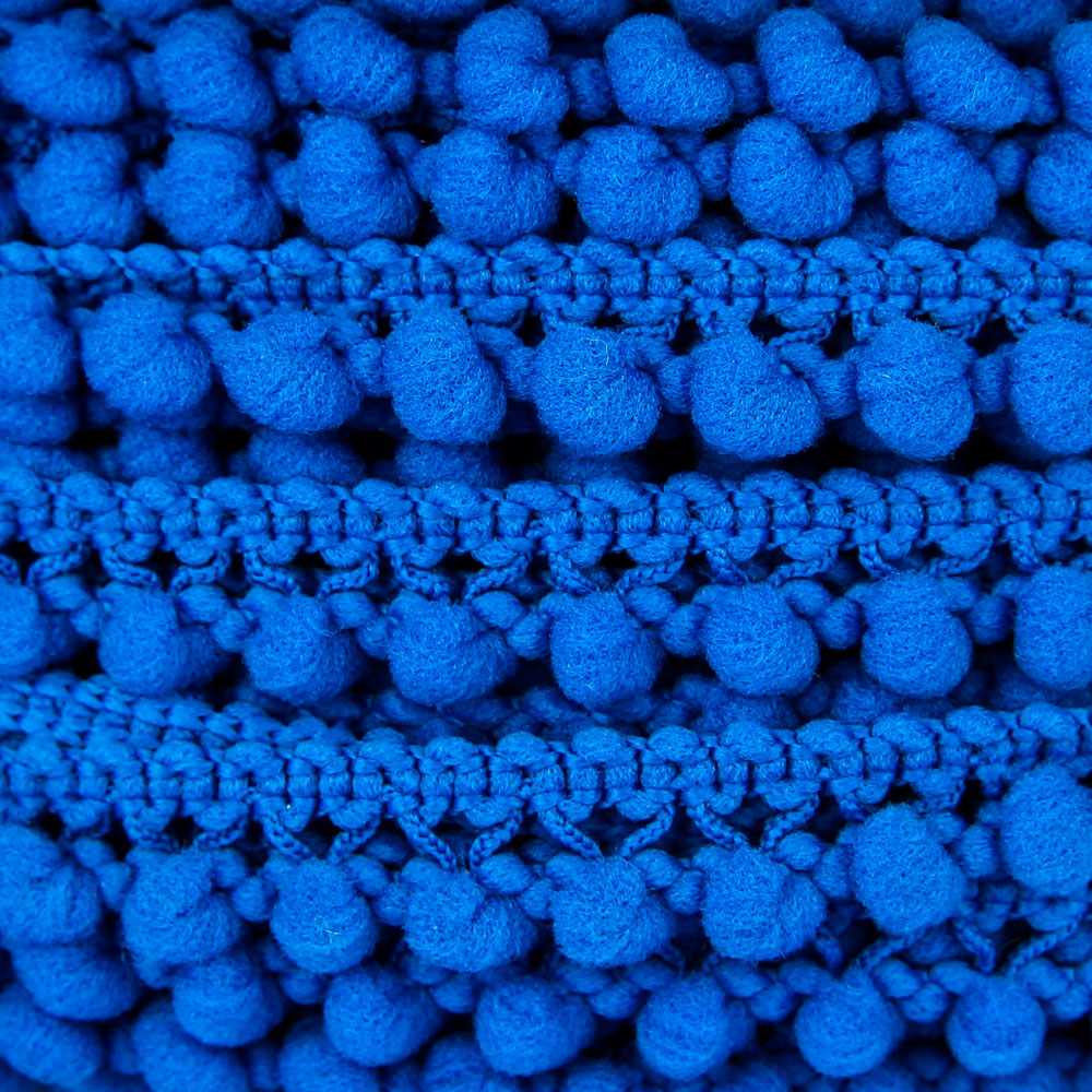 Fita de Pompom Mini Blue - Ribes y Casals