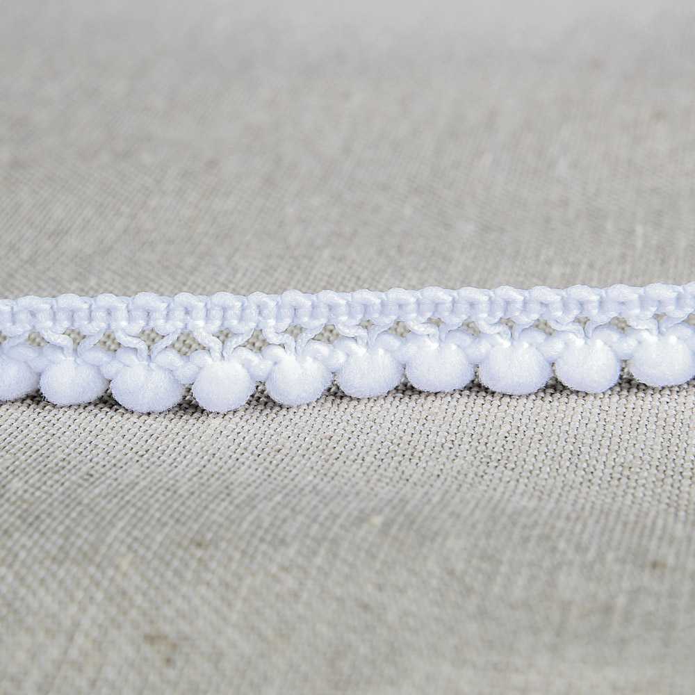 Fita de Pompom Branca - Ribes y Casals