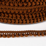 Fita de Pompom Mini Castanho - Ribes y Casals