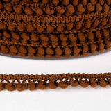 Fita de Pompom Mini Castanho - Ribes y Casals