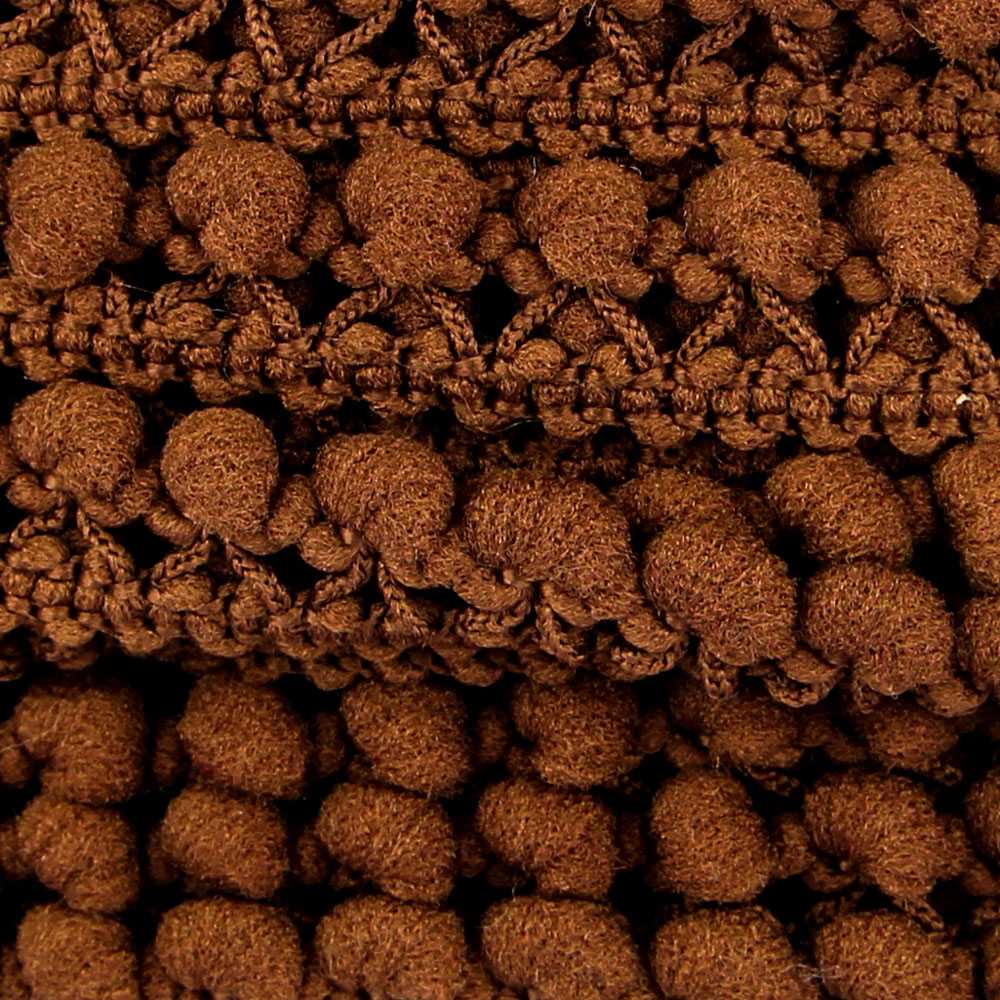 Fita de Pompom Mini Castanho - Ribes y Casals