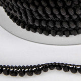 Fita de Pompom Mini Preta - Ribes y Casals